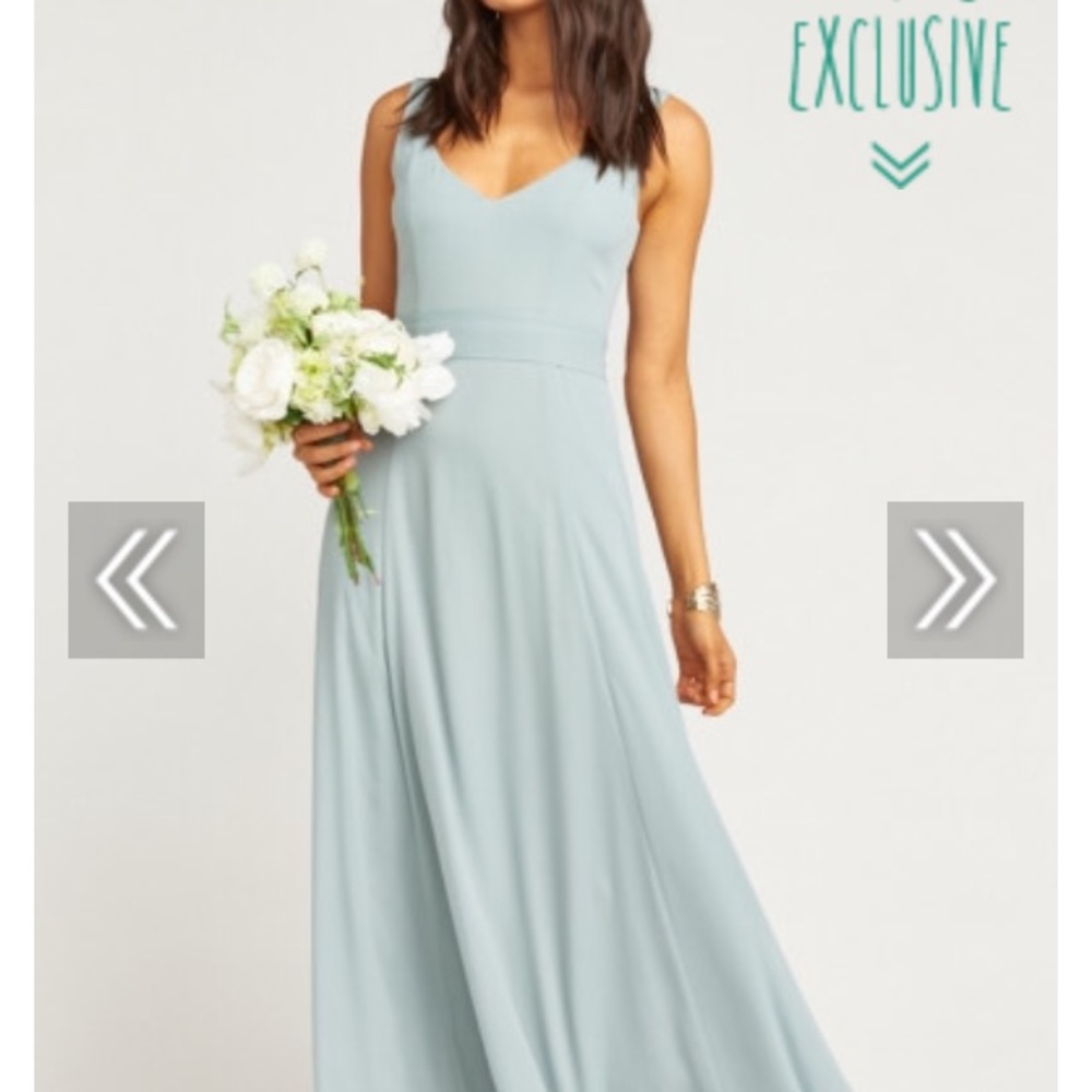 Show Me Your Mumu Silver Sage Bridesmaids Dress